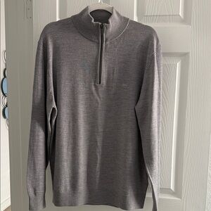 Rodd & Gunn Men's Gray Half-Zip Sweater